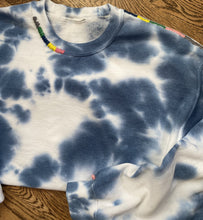 Load image into Gallery viewer, Pre Order Crewneck Tie Dye Sweatshirt with Threading Detail