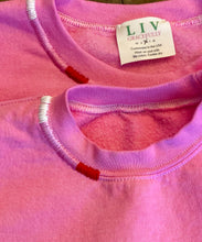Load image into Gallery viewer, Kids Overdyed Pink Crewneck sweatshirt