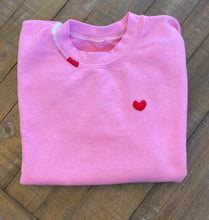 Load image into Gallery viewer, Kids Overdyed Pink Crewneck sweatshirt