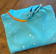 Load image into Gallery viewer, Pre Order Dip Dyed Hoodie with Splatter paint and Threading detail