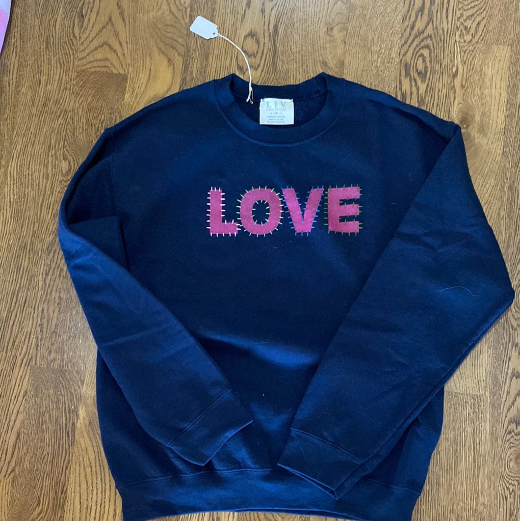 Adult Crewneck “LOVE” Sweatshirt